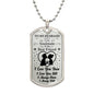 To my Husband - Love you - luxury Necklace For Husband