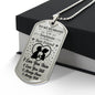 To my Husband - Love you - luxury Necklace For Husband