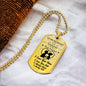 To my Husband - Love you - luxury Necklace For Husband