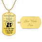 To my Husband - Love you - luxury Necklace For Husband