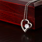 To my Future Wife - Most Beautiful Lady - Forever Love Gold Necklace