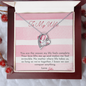 To Wife From Husband - Invincible - Forever Love Gold Necklace for Women