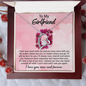 To Girlfriend from Boyfriend - Love you now and forever - Forever Love Gold Necklace for Women