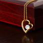To Girlfriend from Boyfriend - Love you now and forever - Forever Love Gold Necklace for Women
