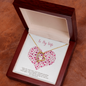To my Wife - Being my Rock - Forever Love Gold Necklace for Women