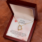 To my Girlfriend - Symphony - forever Love Gold Necklace for Women