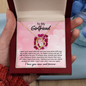 To Girlfriend from Boyfriend - Love you now and forever - Forever Love Gold Necklace for Women