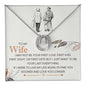 To my Wife - Your Last Everything - Lucky In Love Necklace