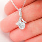 To my Wife - You Are My Treasure - Alluring Beauty Gold Necklace