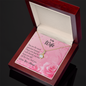 To my Wife - You Are My Treasure - Alluring Beauty Gold Necklace