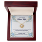 To my Future Wife - Last Everything - Love Knot Gold Necklace