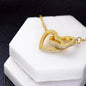 Dear Mommy - Can't Wait to Meet You - Interlocking Hearts Necklace