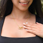 Dear Mommy - Can't Wait to Meet You - Interlocking Hearts Necklace