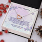 Dear Mommy - Can't Wait to Meet You - Interlocking Hearts Necklace