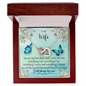 To my Wife - You are my Love Story - Interlocking Hearts Gold Necklace