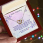 Dear Mommy - Can't Wait to Meet You - Interlocking Hearts Necklace