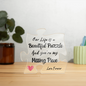 To My Future Wife - Missing Piece - Acrylic Sign Plaque in a shape of a puzzle