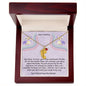 Dear Mommy - Little Roommate - Engraved Baby Feet Necklace with Birthstone