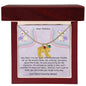 Dear Mommy - Little Roommate - Engraved Baby Feet Necklace with Birthstone