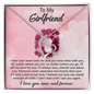 To Girlfriend from Boyfriend - Love you now and forever - Forever Love Gold Necklace for Women