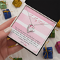 To Wife From Husband - Invincible - Forever Love Gold Necklace for Women