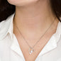 To my Wife - Being my Rock - Forever Love Gold Necklace for Women