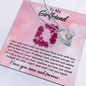 To Girlfriend from Boyfriend - Love you now and forever - Forever Love Gold Necklace for Women