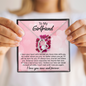 To Girlfriend from Boyfriend - Love you now and forever - Forever Love Gold Necklace for Women