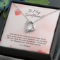 To my Girlfriend - Symphony - forever Love Gold Necklace for Women