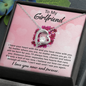 To Girlfriend from Boyfriend - Love you now and forever - Forever Love Gold Necklace for Women