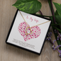 To my Wife - Being my Rock - Forever Love Gold Necklace for Women