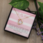 To Wife From Husband - Invincible - Forever Love Gold Necklace for Women