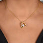 To my Future Wife - Most Beautiful Lady - Forever Love Gold Necklace