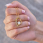 To Wife From Husband - Invincible - Forever Love Gold Necklace for Women