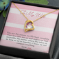 To Wife From Husband - Invincible - Forever Love Gold Necklace for Women